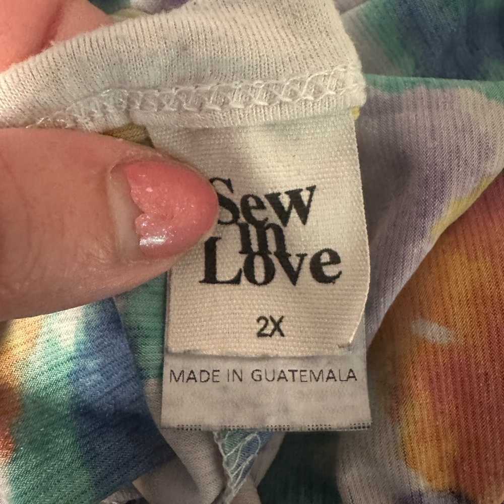Sew In Love Multicolor Floral Tank Top - Picture 6 of 6